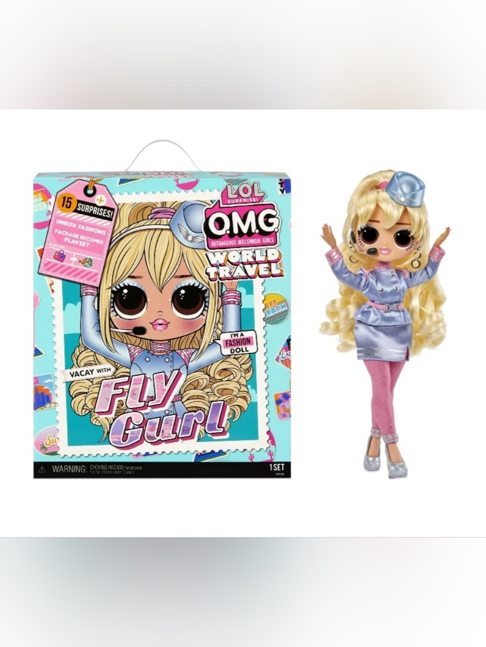LOL Surprise OMG World Travel Fly Gurl Fashion Doll